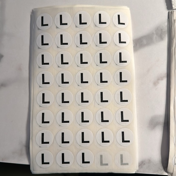 Size Stickers for Clothing - Picture 6 of 7